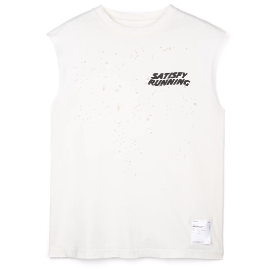 11005-OW-WA Satisfy MothTech Muscle Tee Off-White