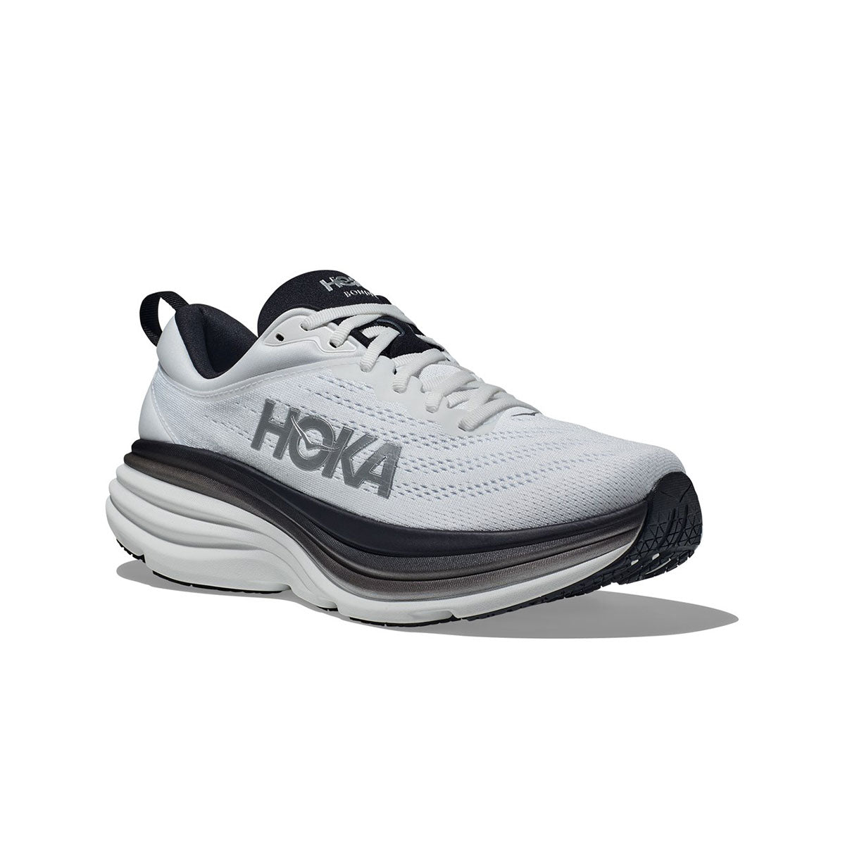 HOKA M BONDI 8-WHITE / BLACK