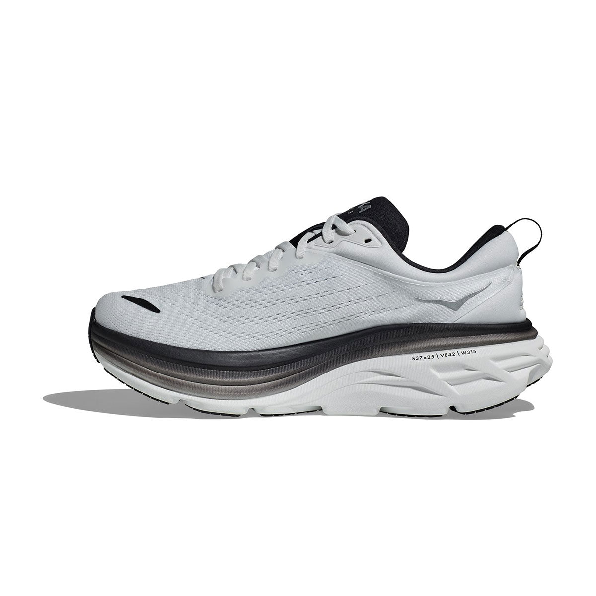 HOKA M BONDI 8-WHITE / BLACK