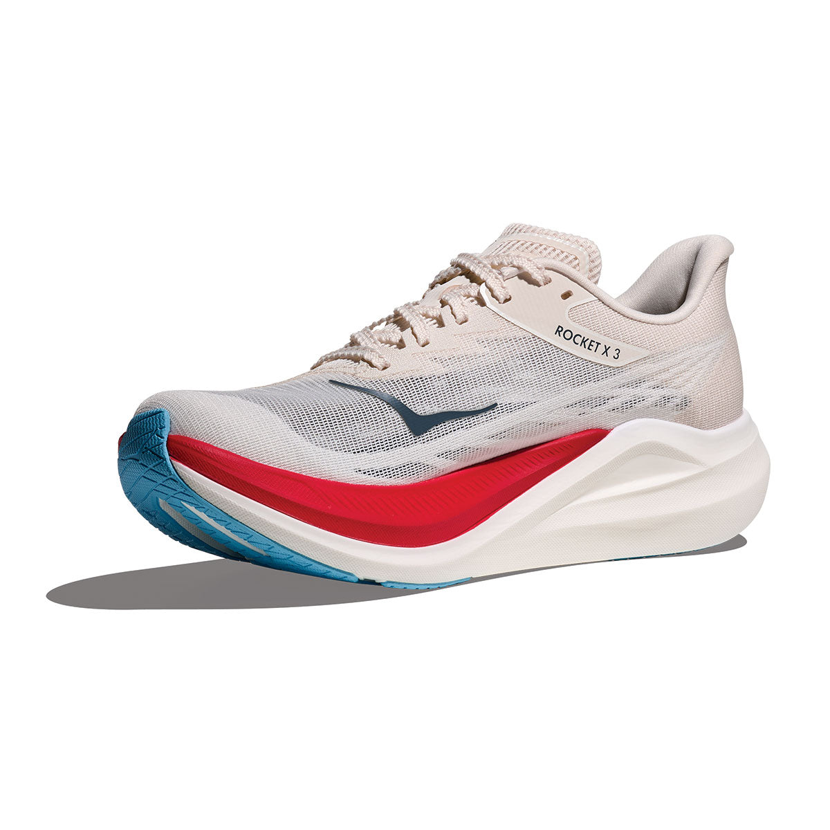 1168724-ARFR HOKA ROCKET X 3 ALABASTER / FROST