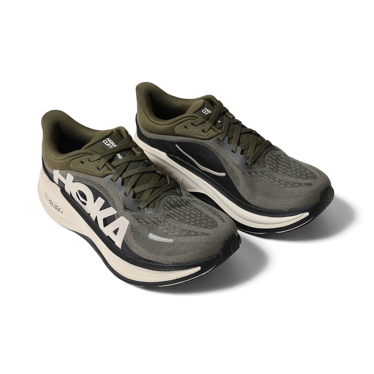 HOKA - W CLIFTON PRO ANTIQUE OLIVE / RIVER ROCK GREY【1176530-AVRV】
