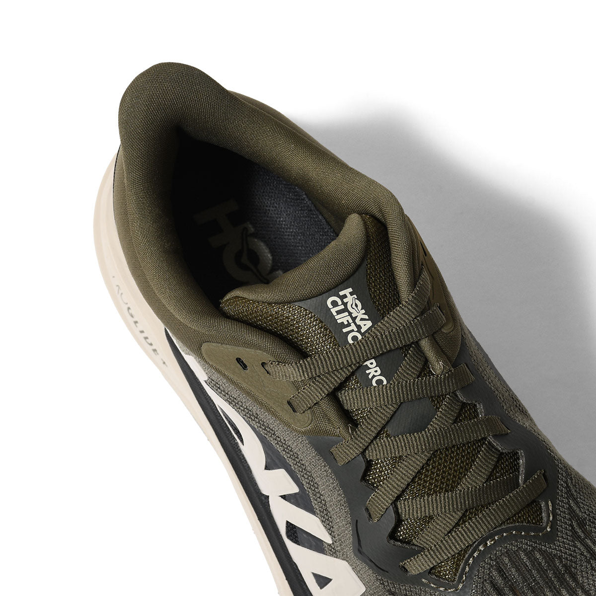 HOKA - W CLIFTON PRO ANTIQUE OLIVE / RIVER ROCK GREY【1176530-AVRV】