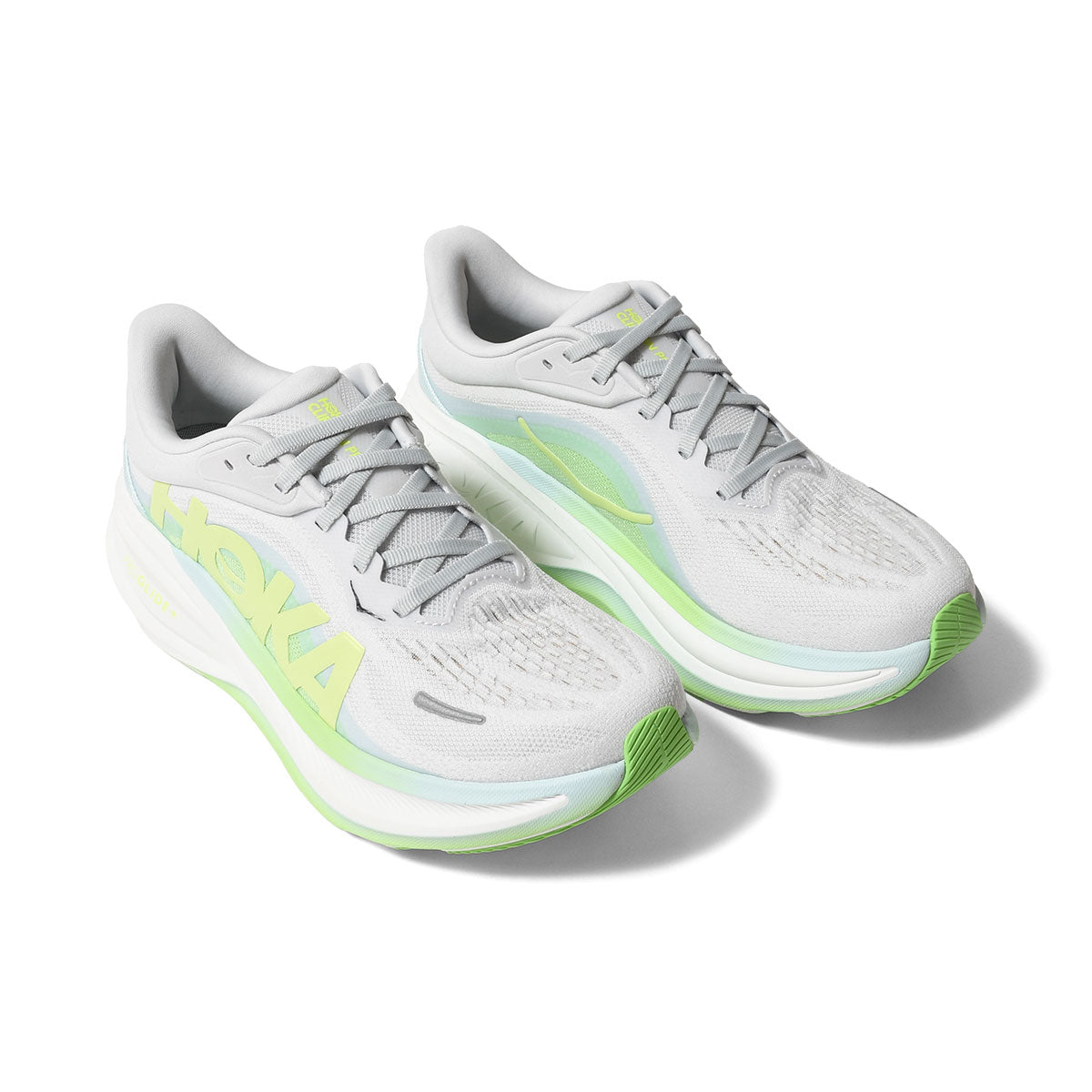 HOKA - W CLIFTON PRO COSMIC GREY /NEON YUZU【1176530-CNNY】