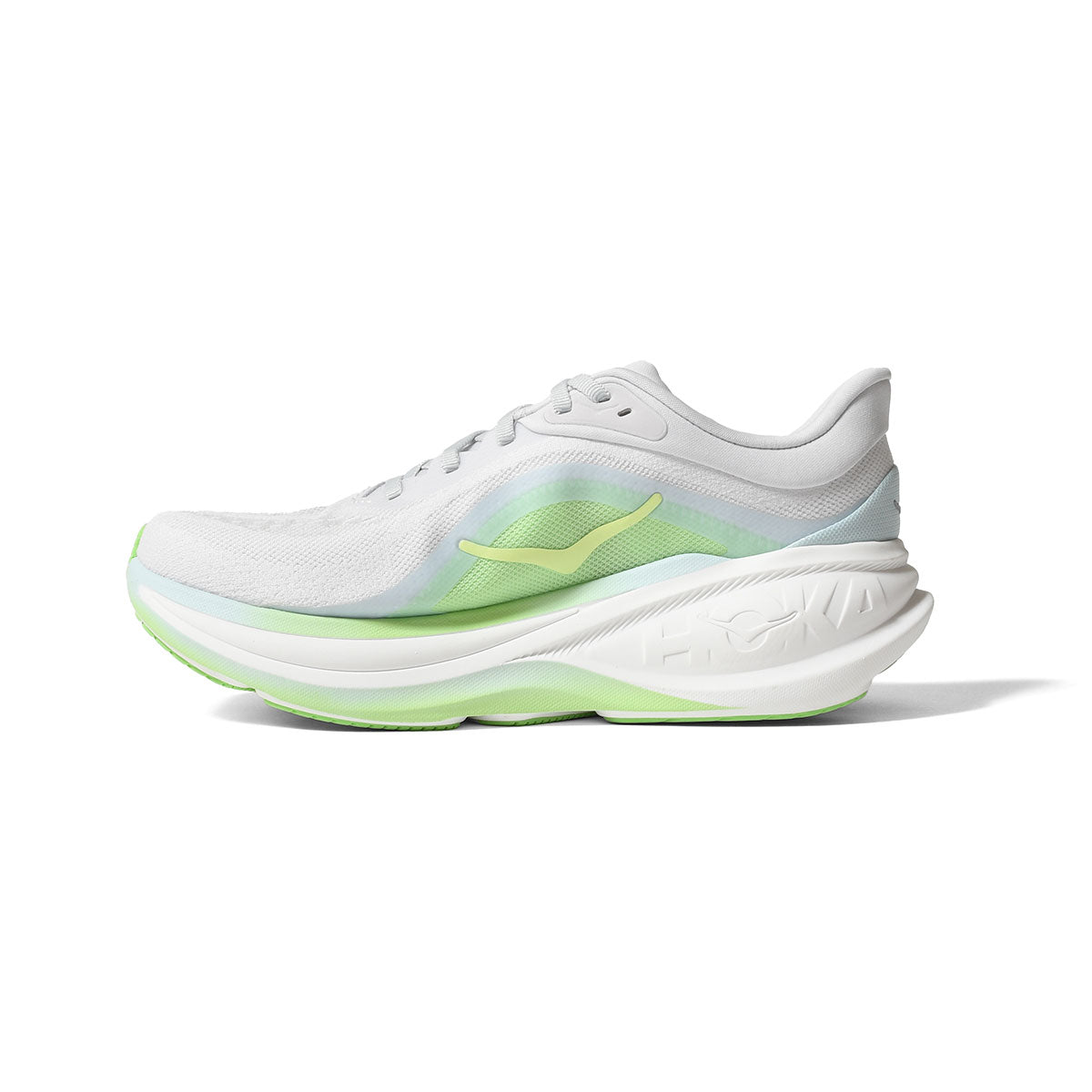 HOKA - W CLIFTON PRO COSMIC GREY /NEON YUZU【1176530-CNNY】