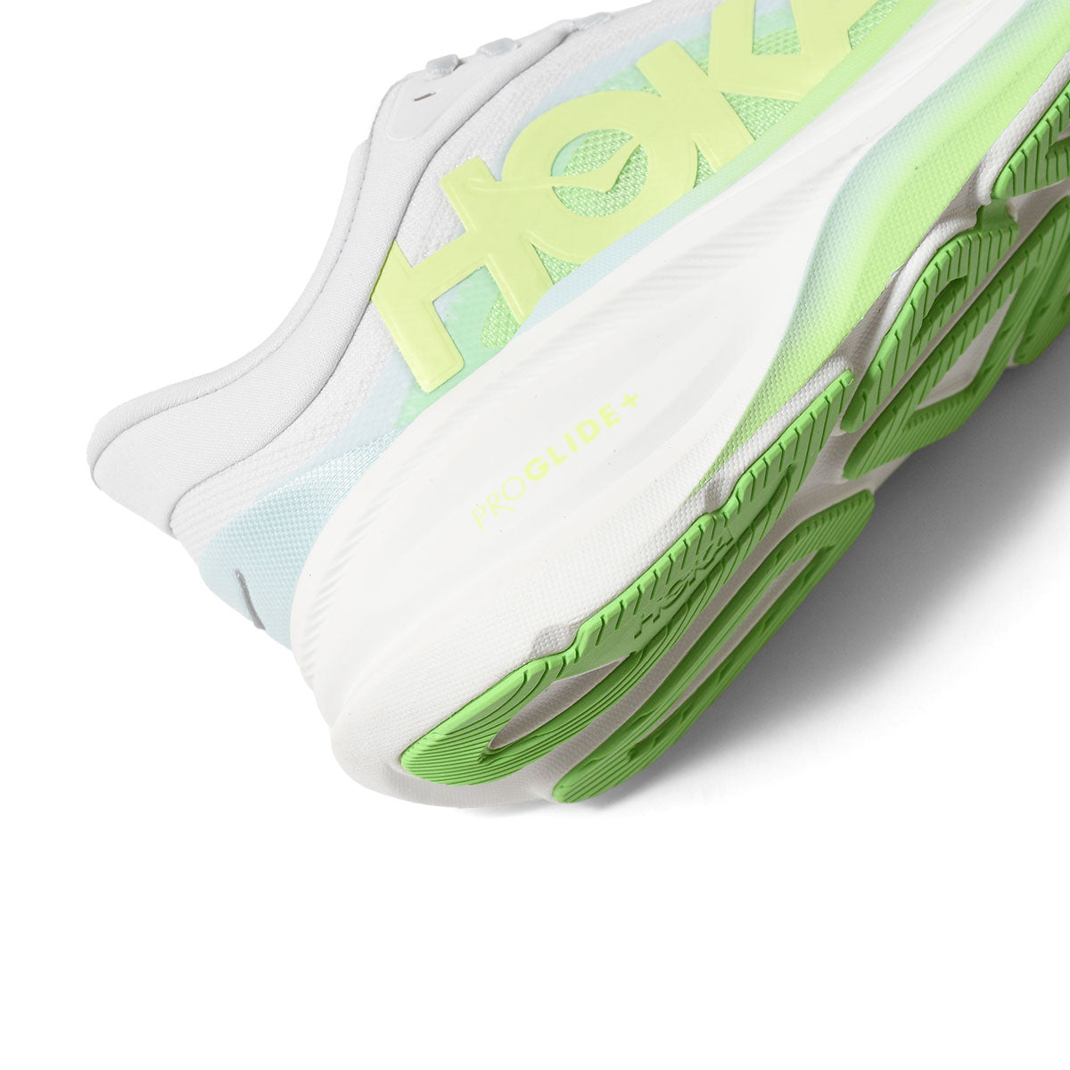 HOKA - W CLIFTON PRO COSMIC GREY /NEON YUZU【1176530-CNNY】