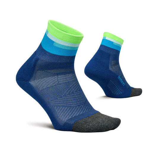 Feetures  - ELITE LIGHT CUSHION QUARTER-SurfboardBlue 【4400100162251】