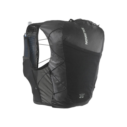 SALOMON - ACTIVE SKIN 12 WOMEN SET BLACK/METAL 【LC2178600】