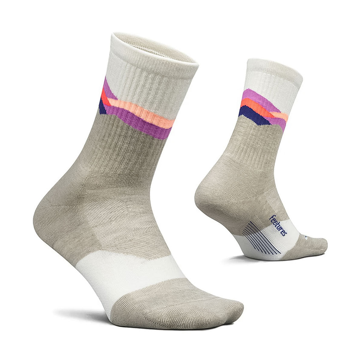Feetures ‐ TRAIL MAX CUSHION MINI CREW Mountain High Cream