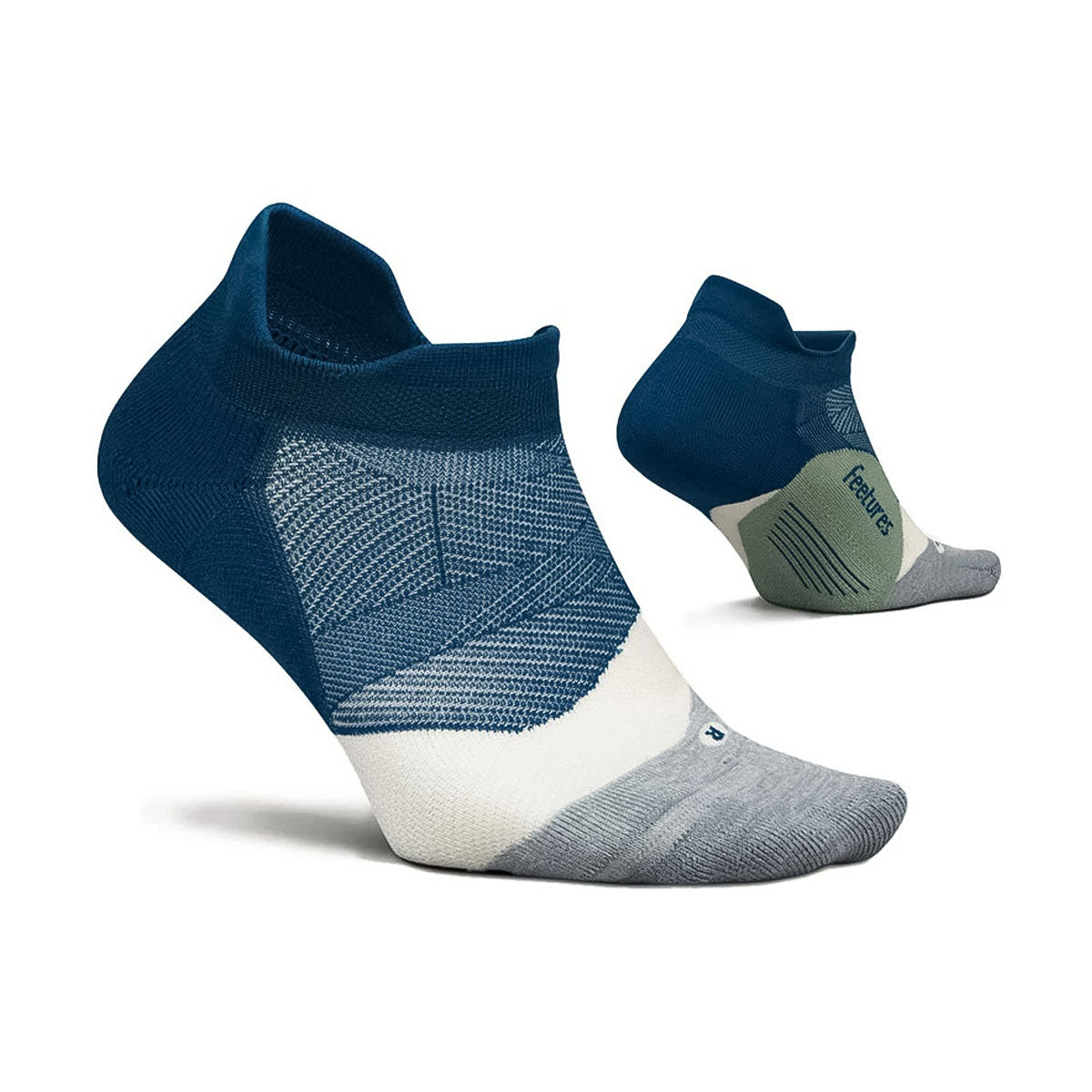 Feetures - ELITE LIGHT CUSHION NO SHOW TAB Midnight Woods 【4400030182252】