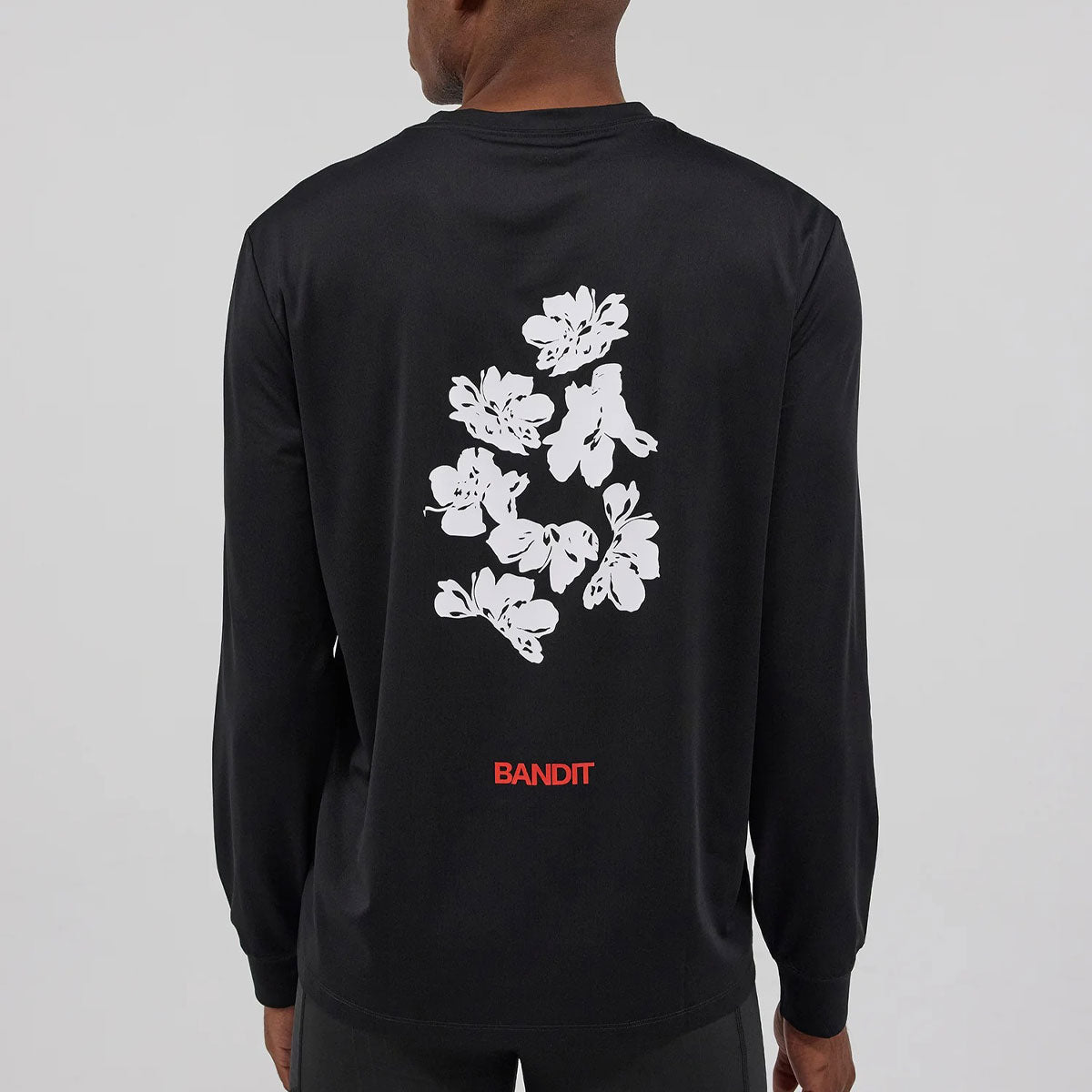 Bandit Running - NanoMesh Abstract Floral Long Sleeve 【UTPLP002FL25BB】
