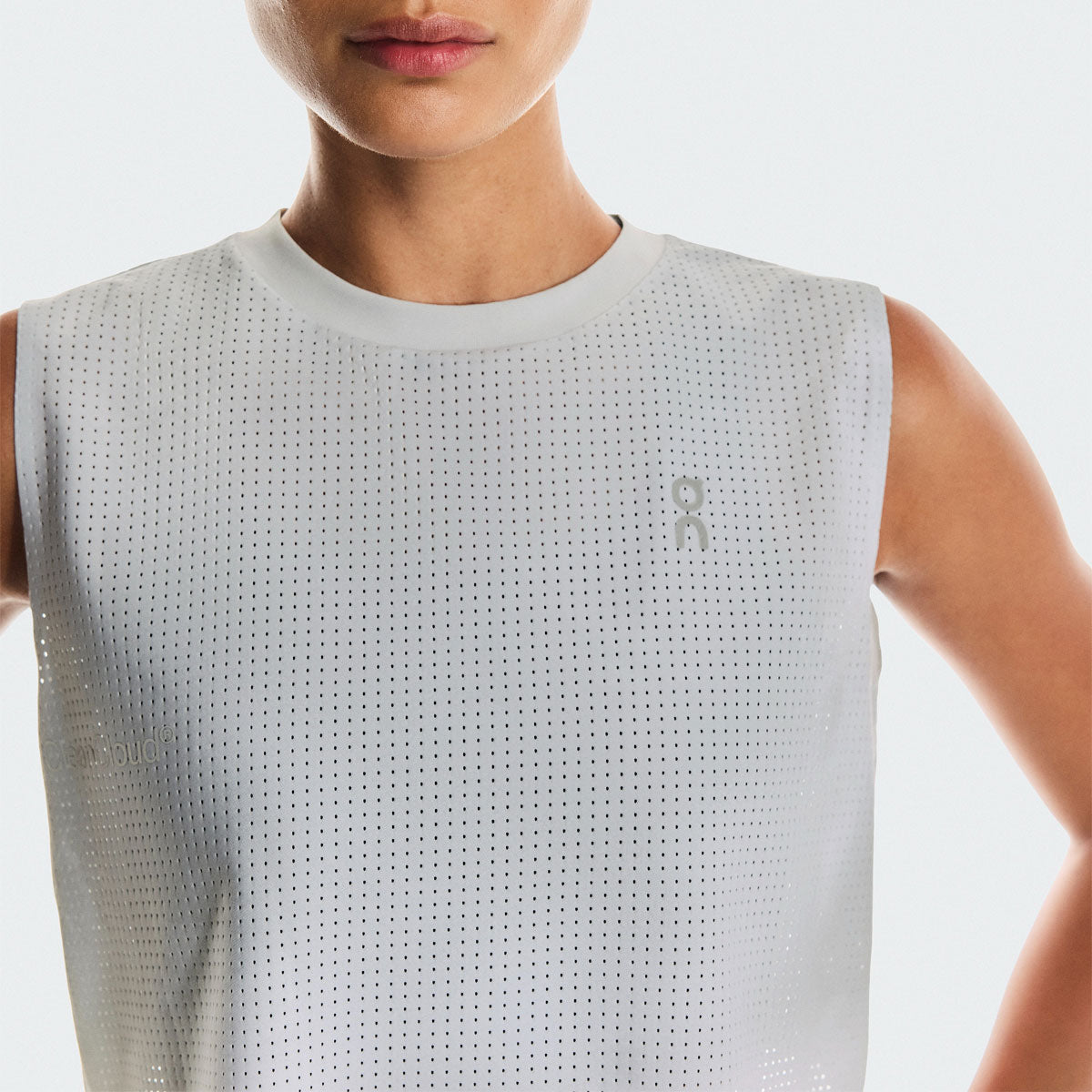 On - Pace Tank W Glacier | White 【1WF10030070】
