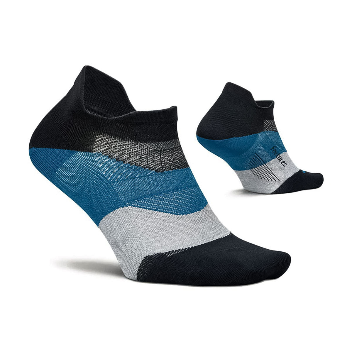 Feetures - ELITE ULTRA LIGHT NO SHOW TAB Black Sea 【4400010178252】
