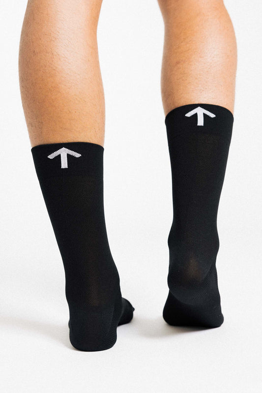 CHANCE Padded Sock-Black/White