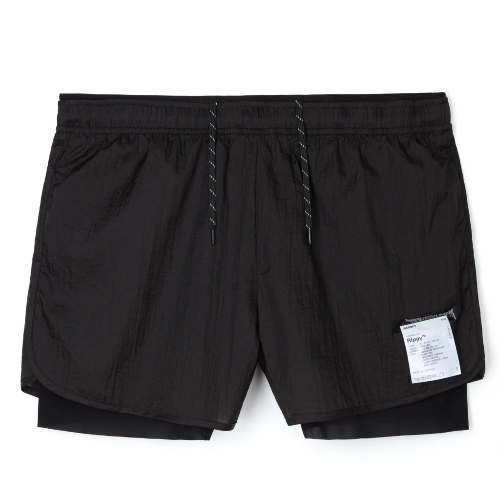 ウォーキング・ランニングウェア satisfy Trail Shorts Black SATISFY - Rippy 3 Trail Shorts Black 【12000-BK】 – downbeat RUNNING