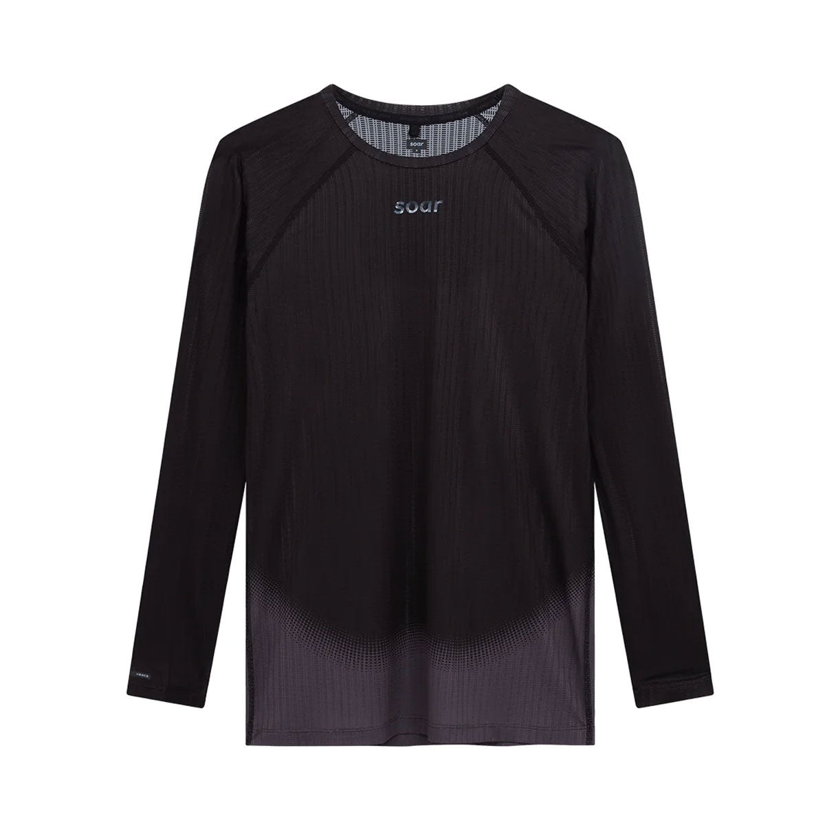 SOAR - Men’s Race Base Layer Black / Grey Stripe 【AW25-SBL2M-BLK】