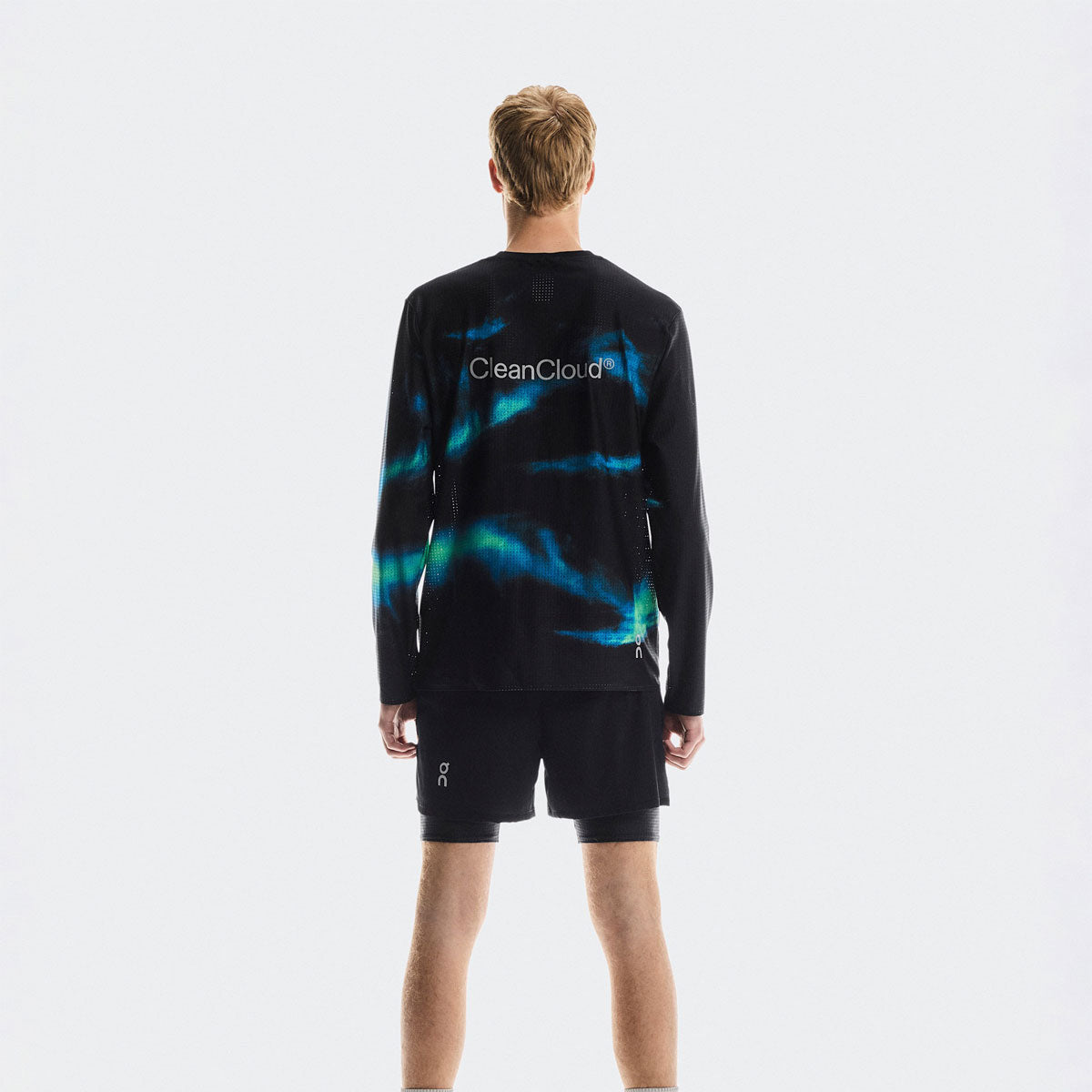 On - Pace Mesh Long-T M Black | Horizon 【1MF10733398】
