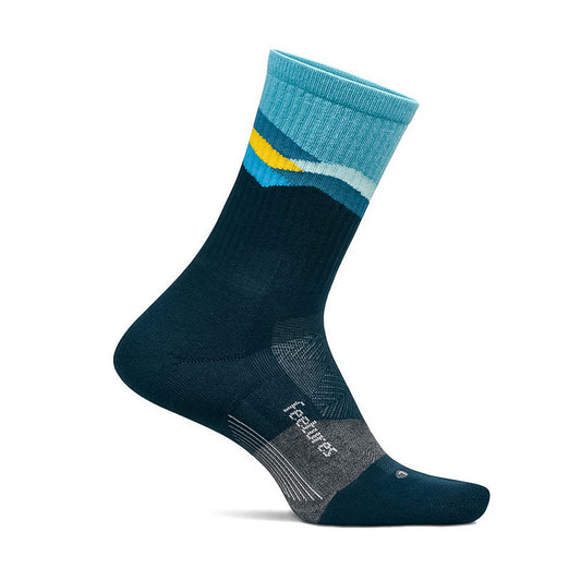 Feetures - TRAIL MAX CUSHION MINI CREW Mountain High Blue 【4400120185252】