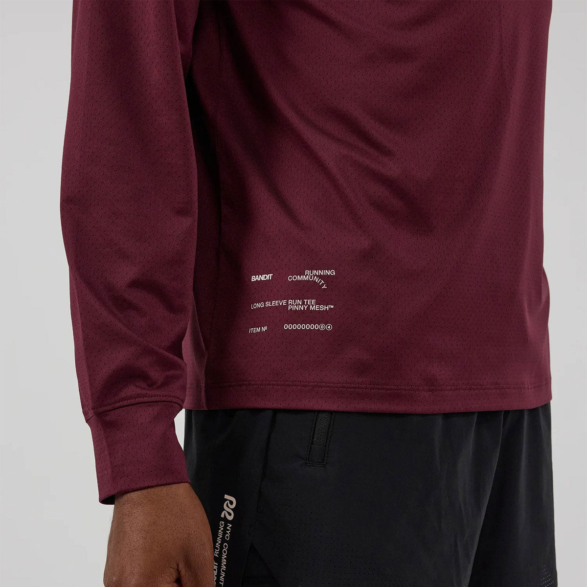 Bandit Running - NanoMesh Abstract Floral Long Sleeve 【UTPLP002FL25FI】