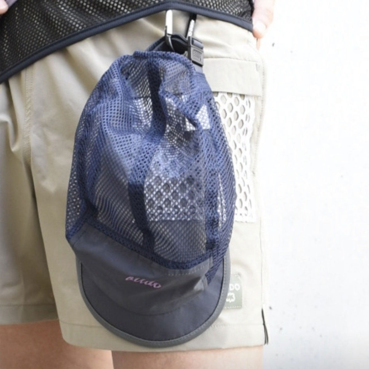 BUDO - short brim Aero cap OLIVE【b25ca115.1】