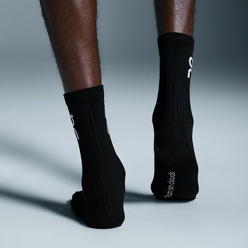 On - Logo Sock High 3P U Black【2UF10310553】