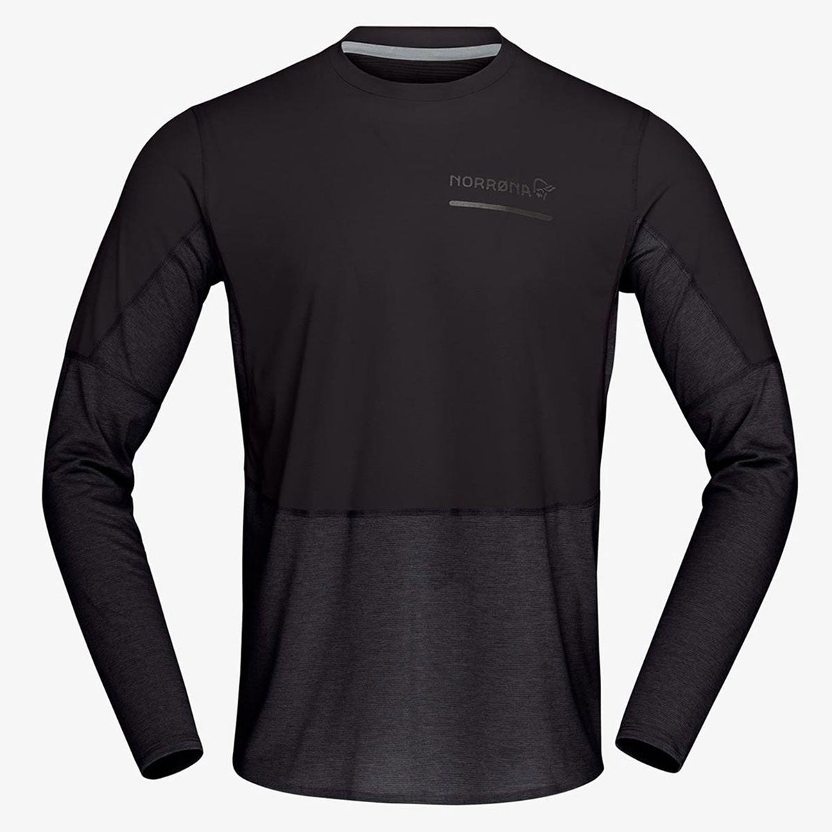 Norrøna - senja equaliser lightweight Long sleeve (M) Caviar Black【1205820230-307718】