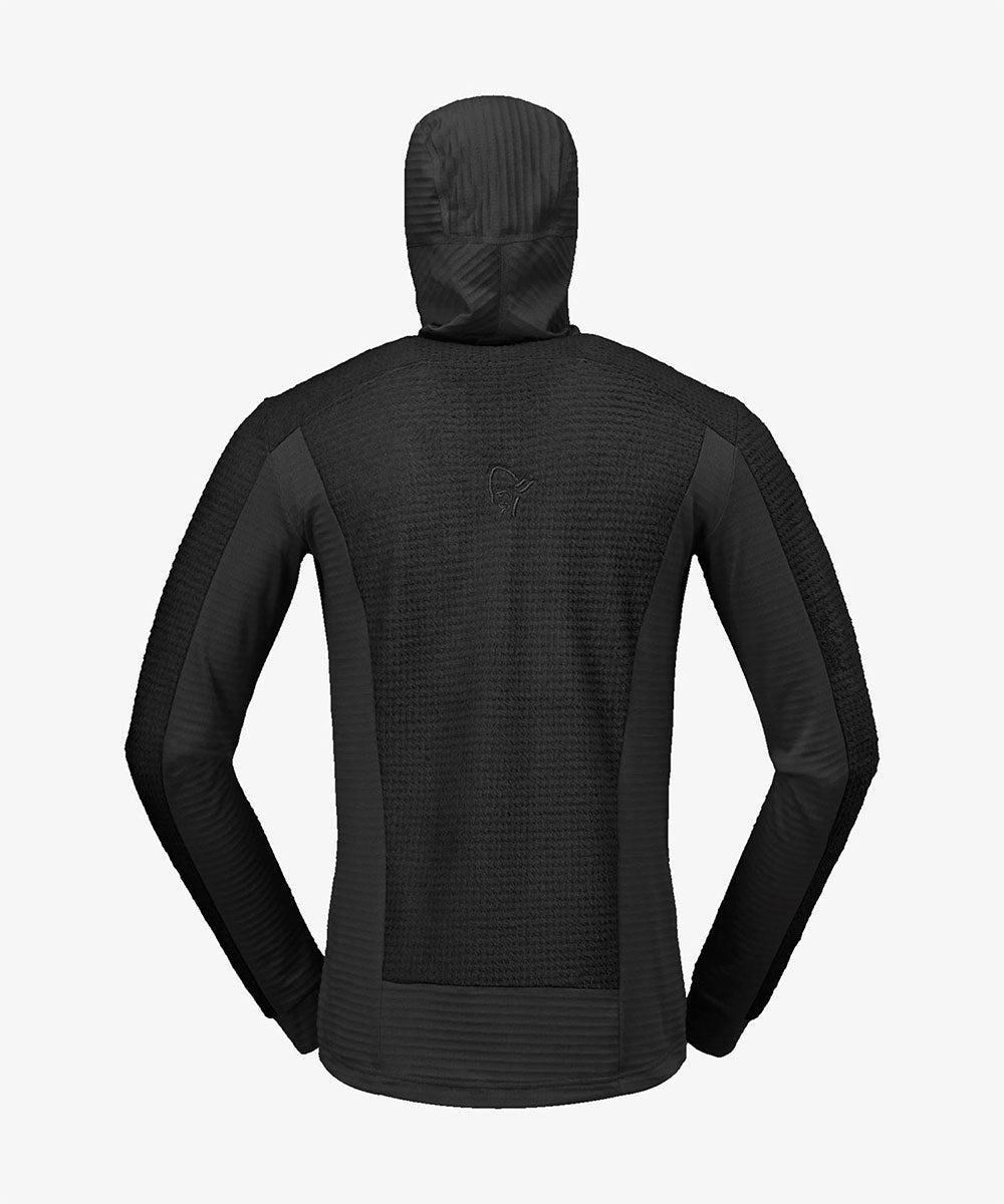 Norrøna - falketind Alpha120 Zip Hood (M) Caviar Black【1201604250-307718】