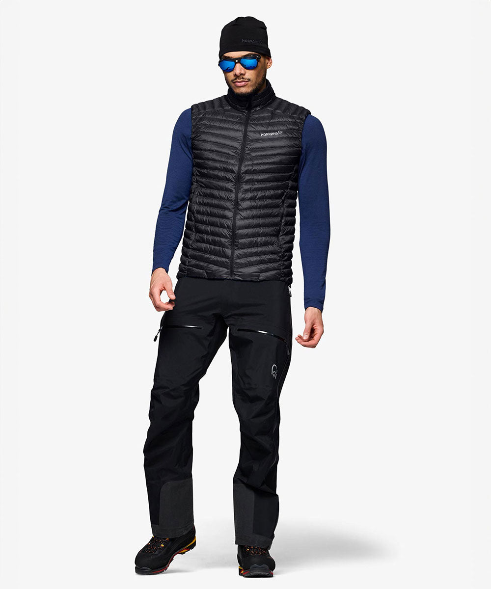 Norrøna - trollveggen superlight down800 Vest (M) Indigo Night【1201604250-302295】