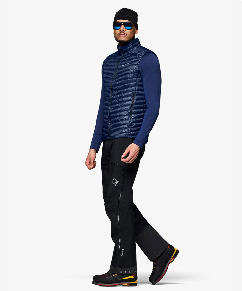 Norrøna - trollveggen superlight down800 Vest (M) Indigo Night【1201604250-302295】