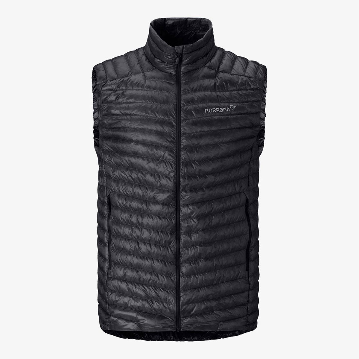 Norrøna - trollveggen superlight down800 Vest (M) Caviar Black【1201604250-307718】