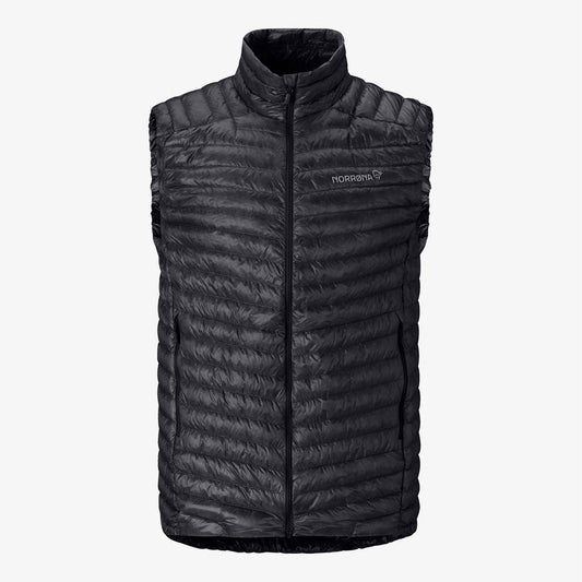 Norrøna - trollveggen superlight down800 Vest (M) Caviar Black【1201604250-307718】