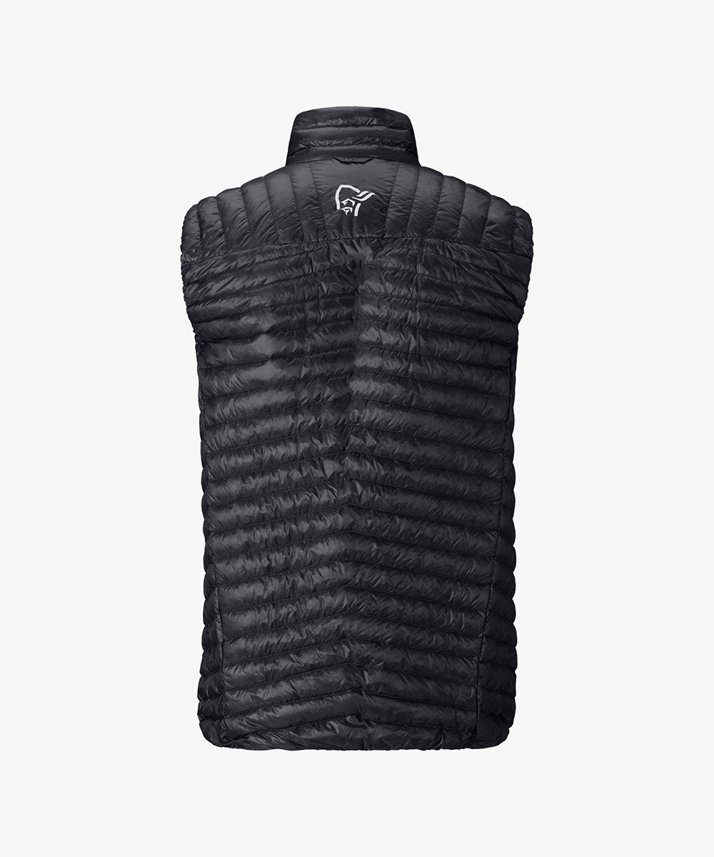 Norrøna - trollveggen superlight down800 Vest (M) Caviar Black【1201604250-307718】