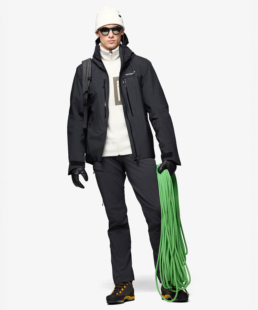 Norrøna - trollveggen Gore-Tex Pro light Jacket (M) Caviar Black【1201604250-307718】