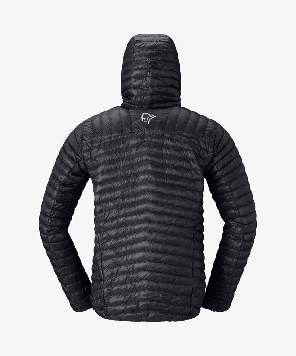 Norrøna - trollveggen superlight down800 Hood (M) Caviar Black【1201614240-307718】