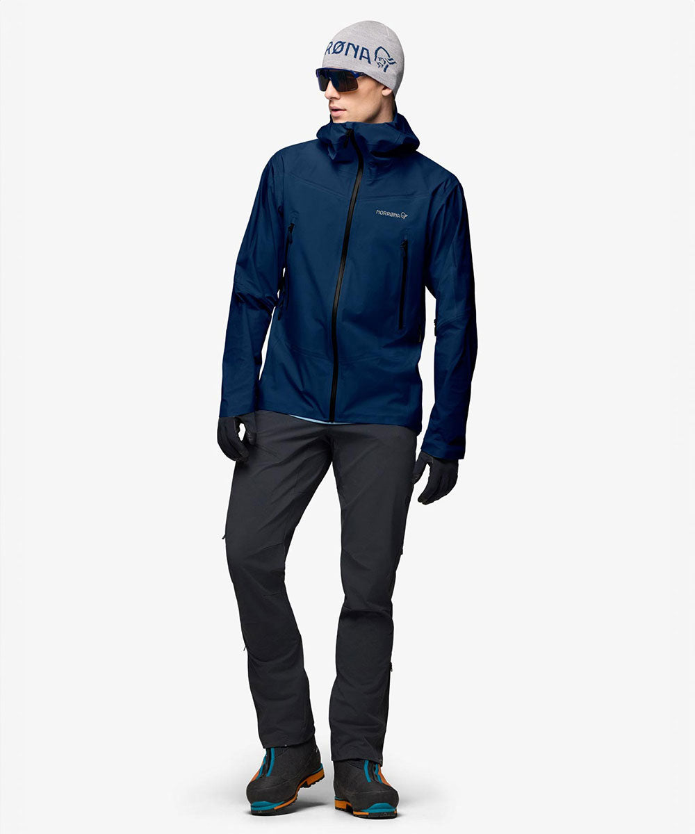 Norrøna - falketind Gore-Tex Jacket (M) Indigo Night【1201834240-302295】