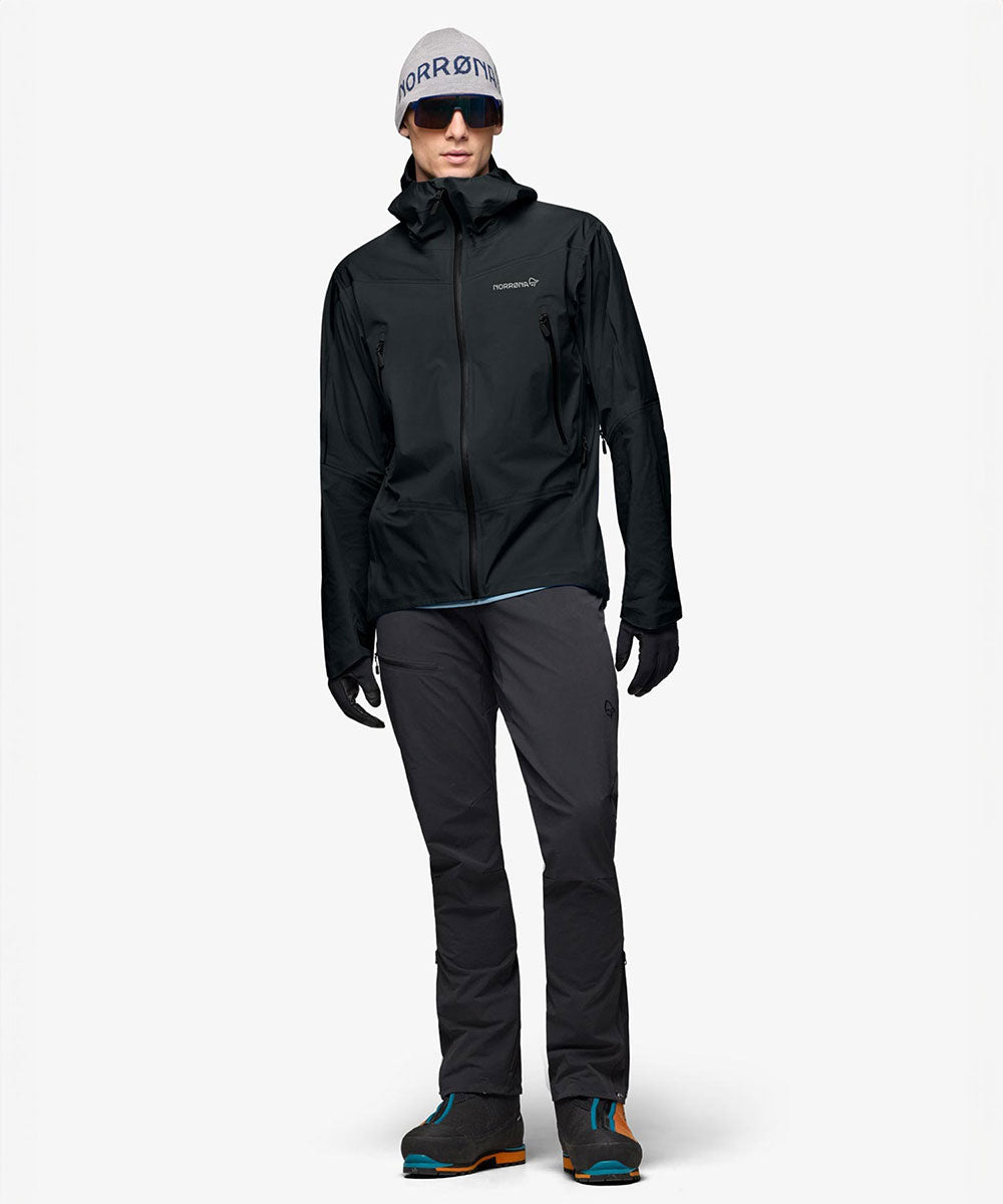 Norrøna - falketind Gore-Tex Jacket (M) Caviar Black【1201834240-307718】