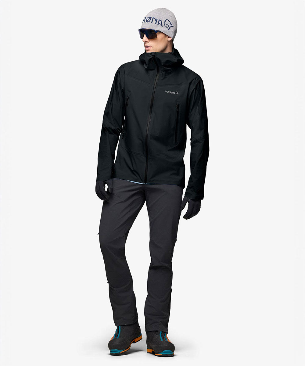 Norrøna - falketind Gore-Tex Jacket (M) Caviar Black【1201834240-307718】