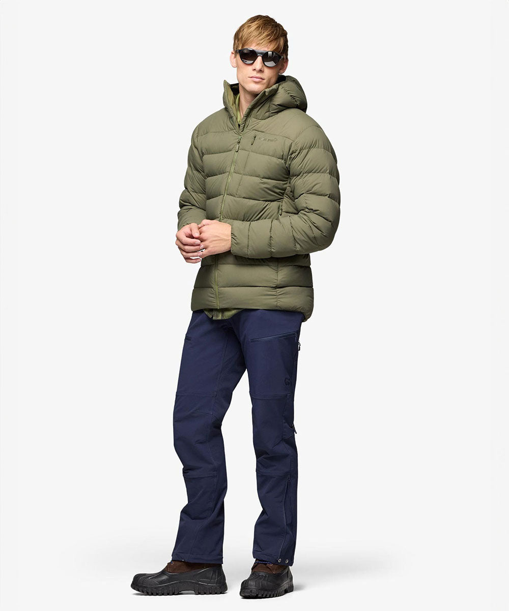 Norrøna - femund down700 Zip Hood (M) Olive Night【1201604250-303301】