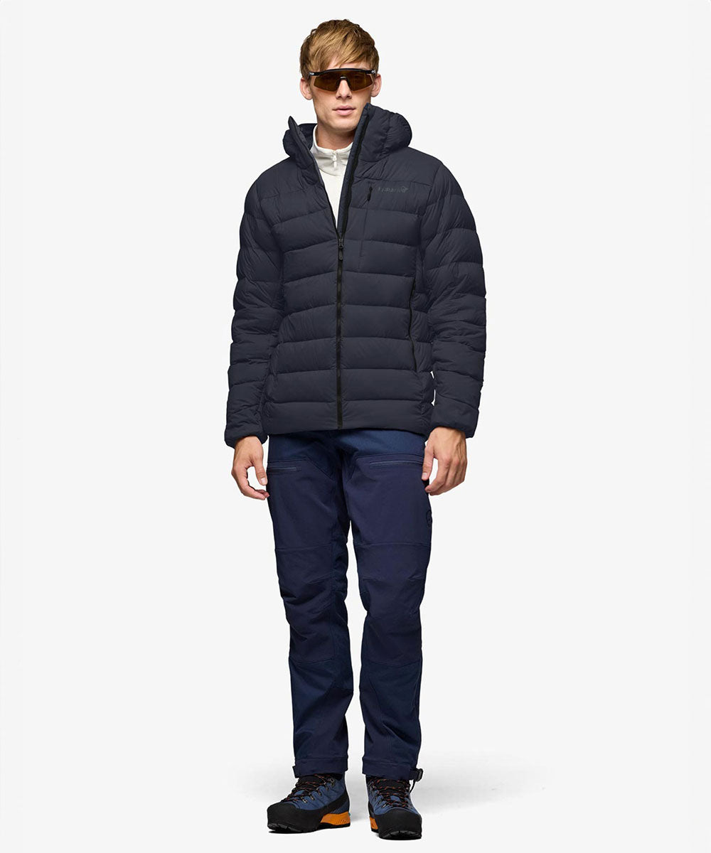 Norrøna - femund down700 Zip Hood (M) Caviar Black【1202650250-307718】