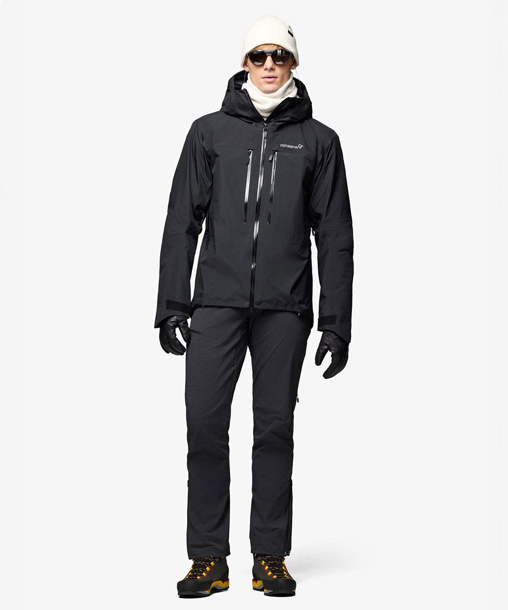 Norrøna - senja Gore-Tex Active Jacket (M) Caviar Black【1205830250-307718】