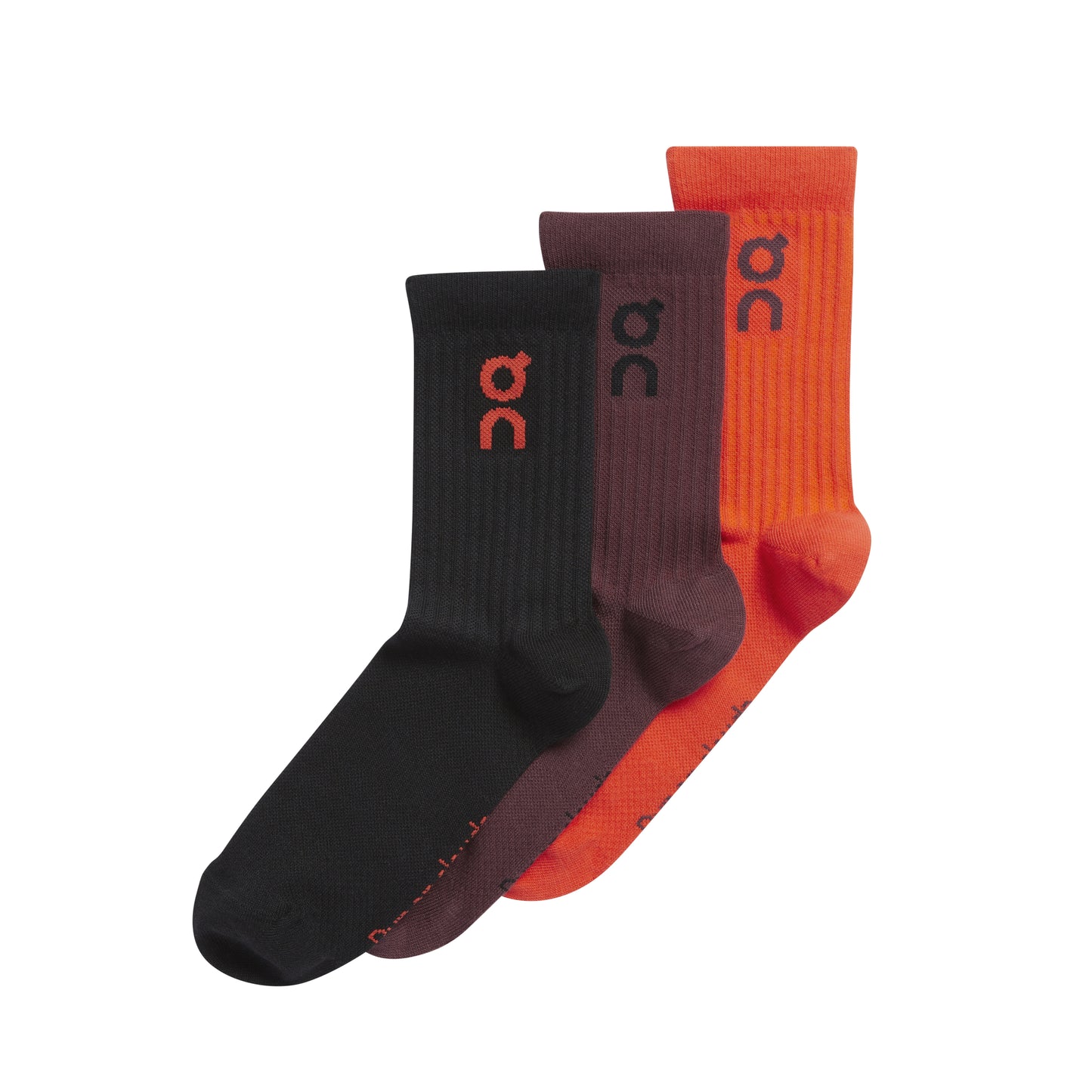 399.01748 On Logo Sock 3-Pack U Spice | Mulberry