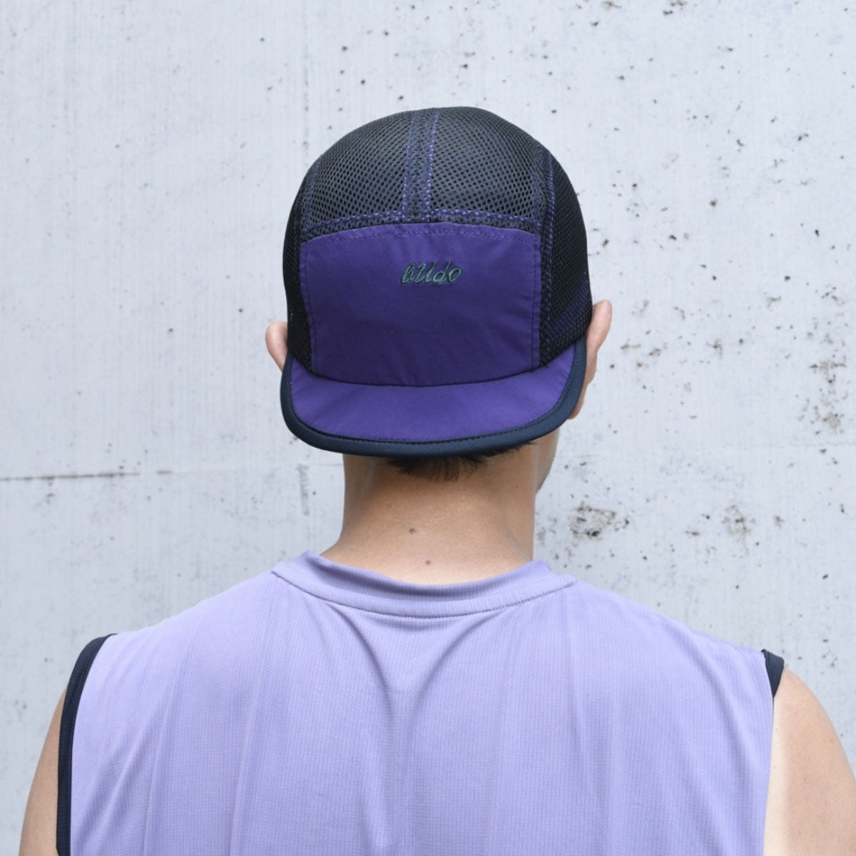 BUDO - short brim Aero cap PURPLE 【b25ca115.2】