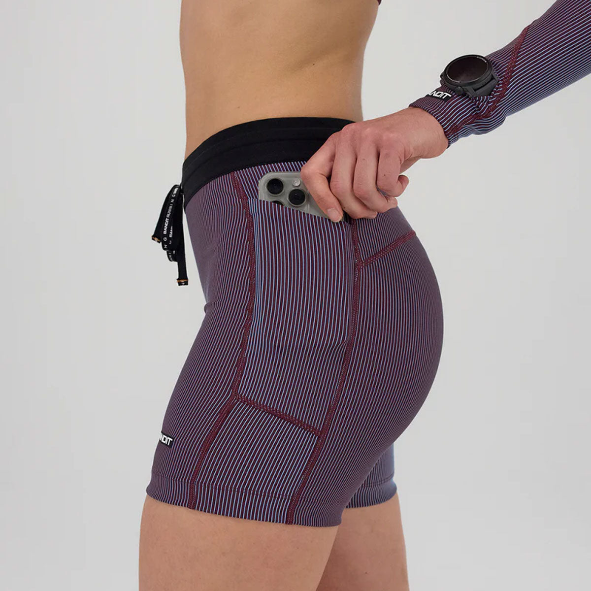 Bandit Running - Striped Cadence 5 Compression 【WBCBP002FL25FV】