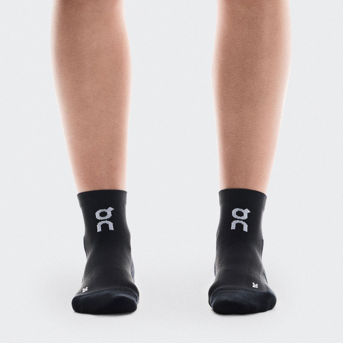 On - Core Run Sock Mid 2P U Black 【2UF10070553】