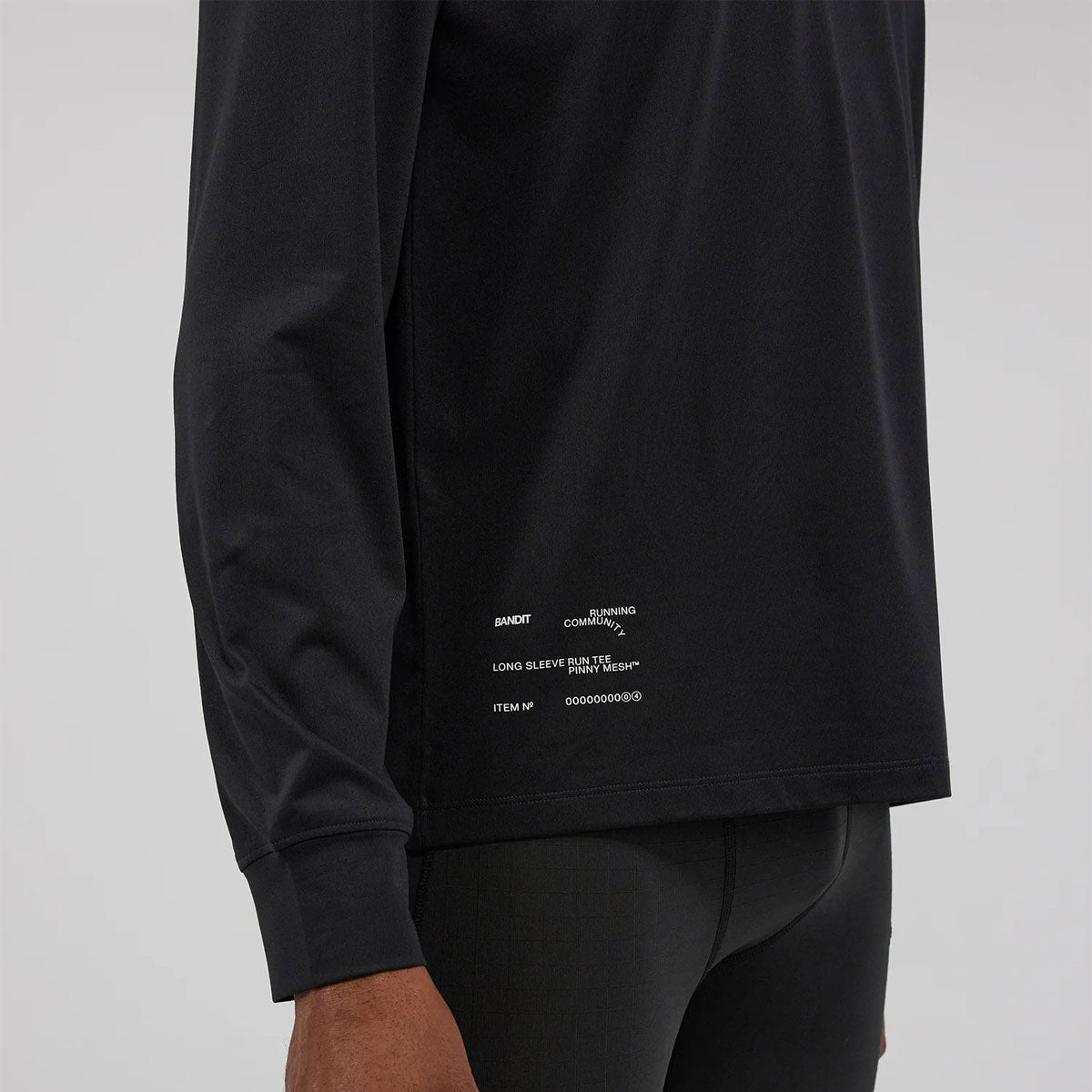 Bandit Running - NanoMesh Abstract Floral Long Sleeve 【UTPLP002FL25BB】