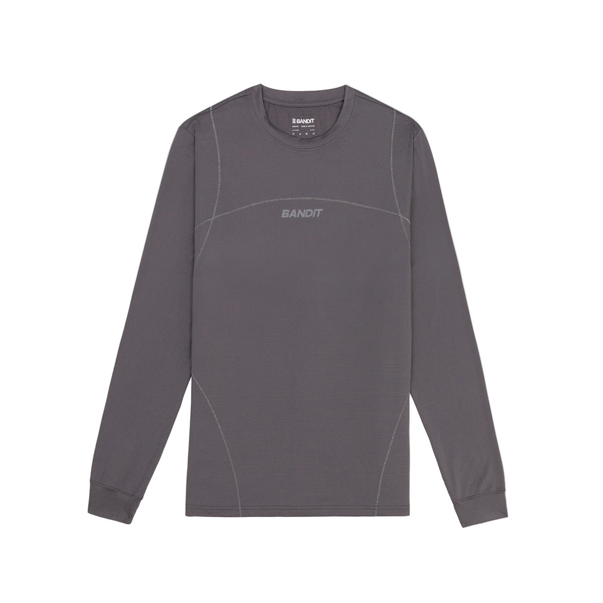 Bandit Running - Mens Micromesh Reflecto Stitch Long Sleeve Tee - Haze - SS26【MTPTP000WI25HZ】
