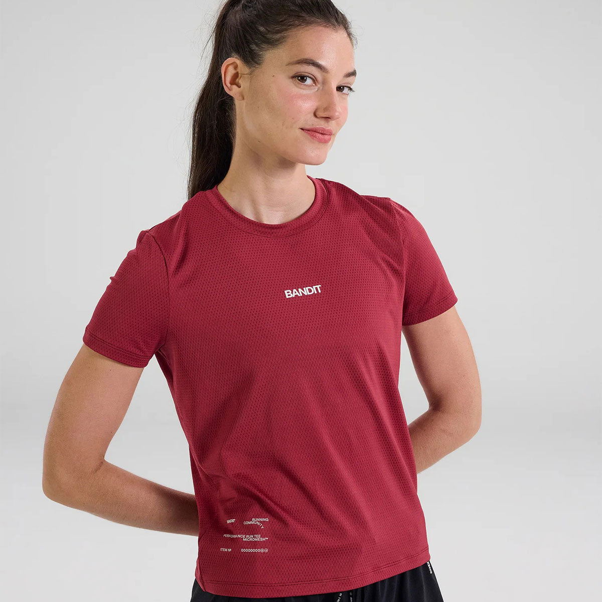 Bandit Running - Women's Micromesh Run Tee 【WTPTP002FL25BY】