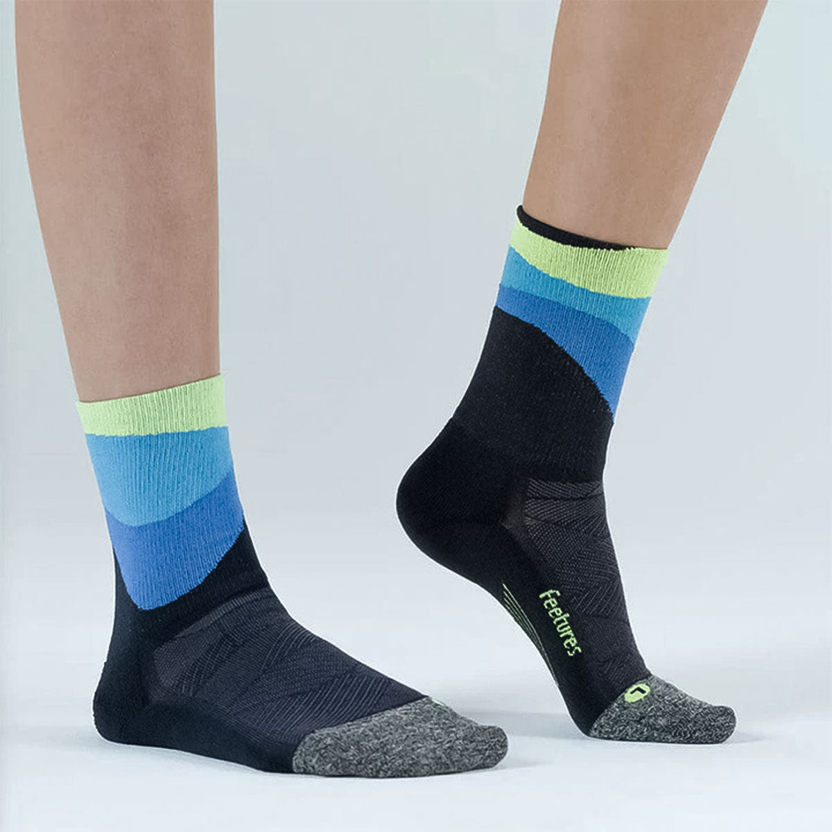 Feetures - ELITE LIGHT CUSHION MINI CREW RythmicBla