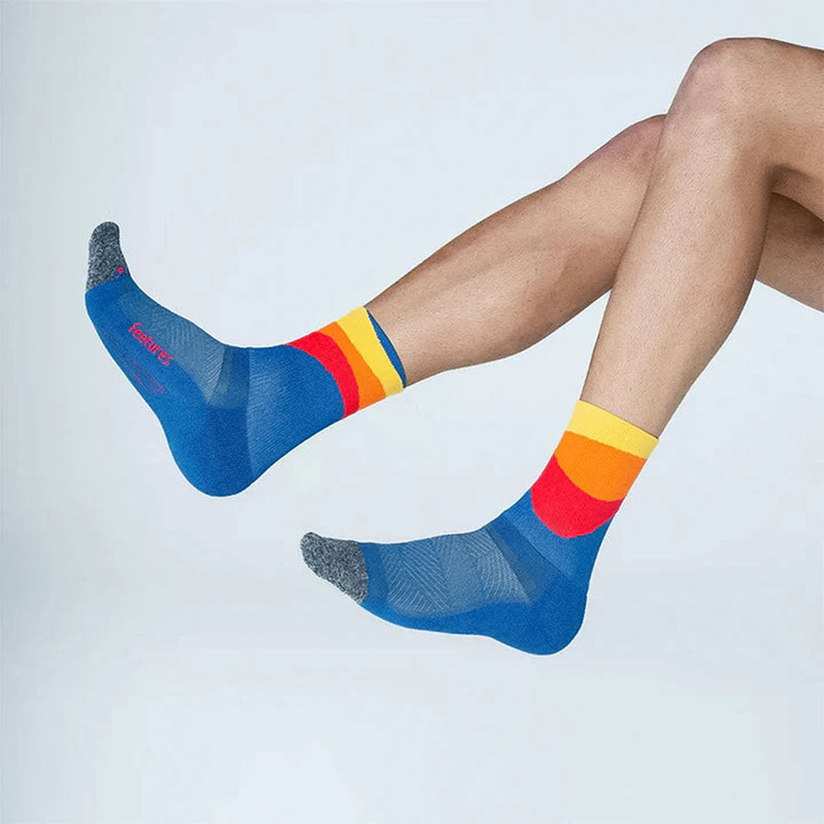 Feetures - ELITE LIGHT CUSHION MINI CREW RythmicBlu