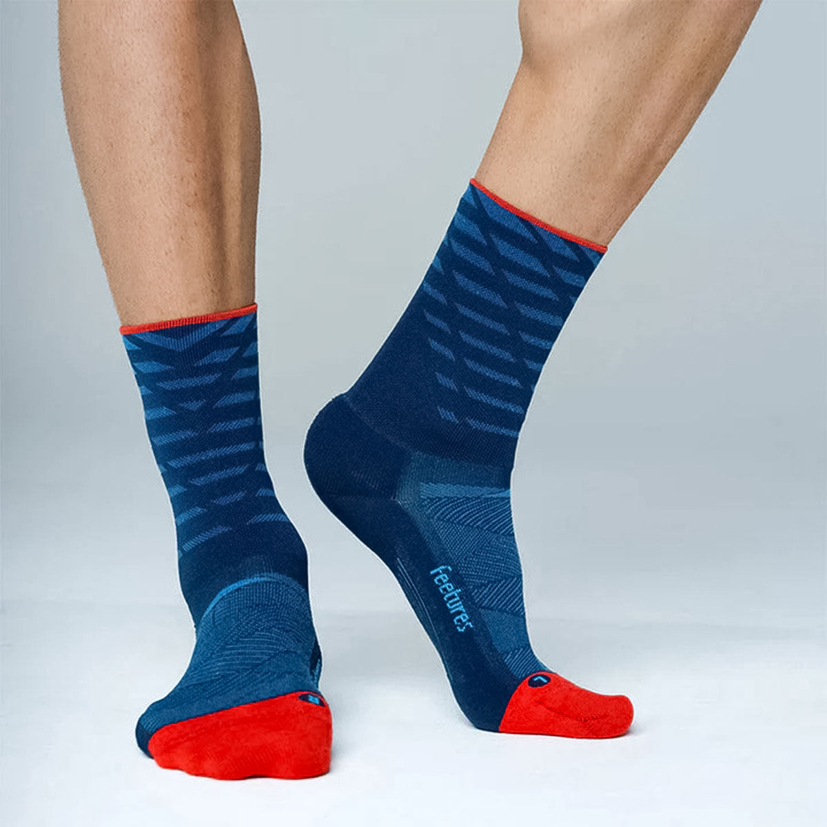 Feetures - ELITE LIGHT CUSHION MINI CREW TempoBlue