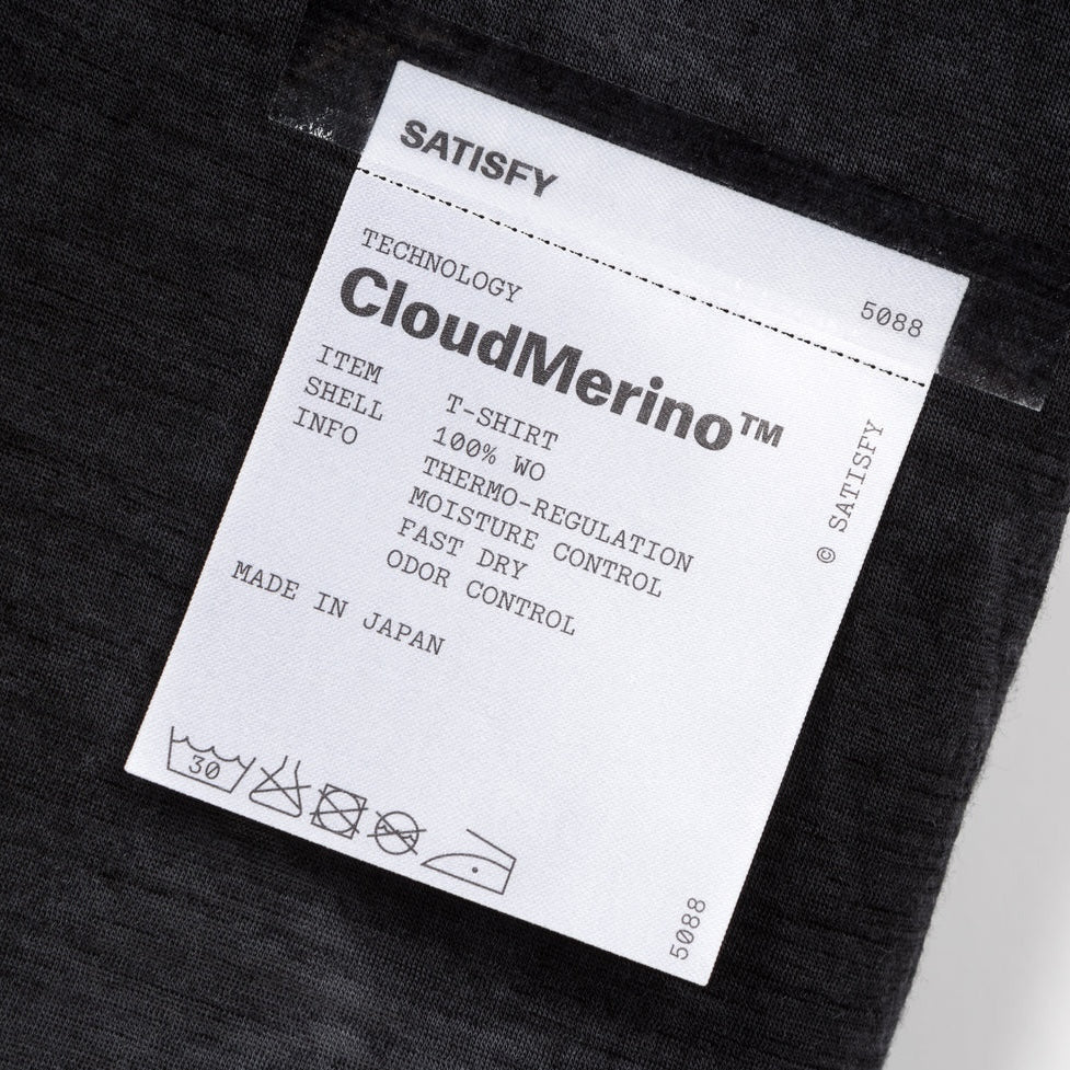 5088-SBBK-CO Satisfy CloudMerino T-Shirt Sun Bleached Black